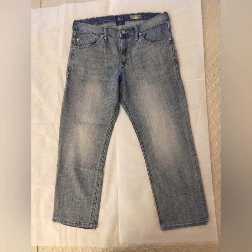 Men's Rock & Republic Relaxed Straight Leg Stretch Jeans EUC 36x30